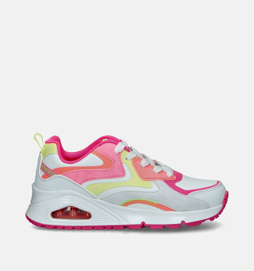 Skechers Uno Gen1Color Surge Witte Sneakers