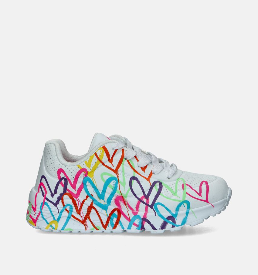 Skechers X Jgoldcrown Uno Lite Witte Sneakers