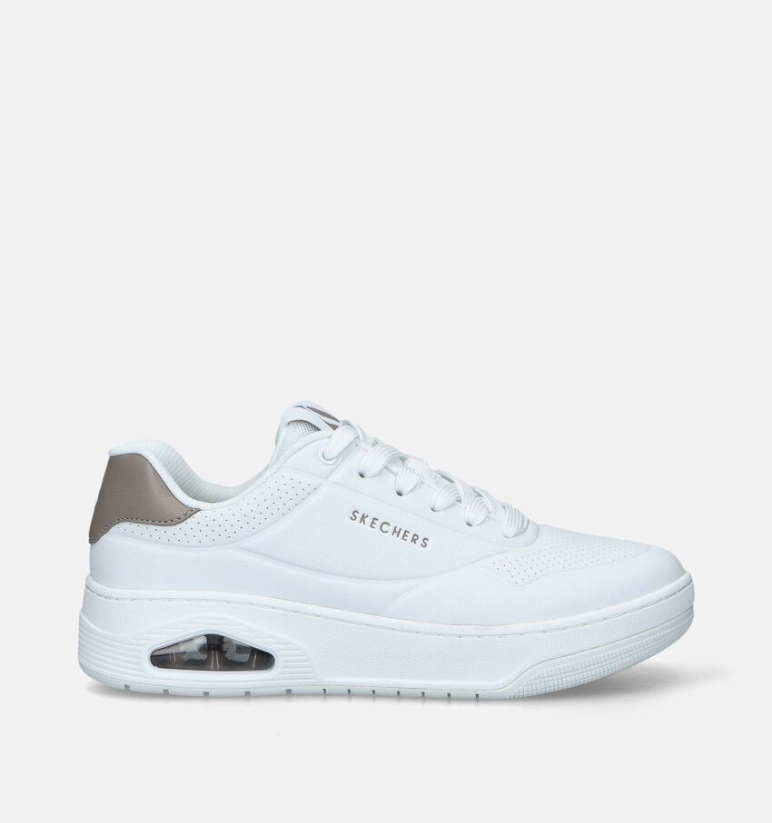 Skechers Uno Court Fast Witte Sneakers