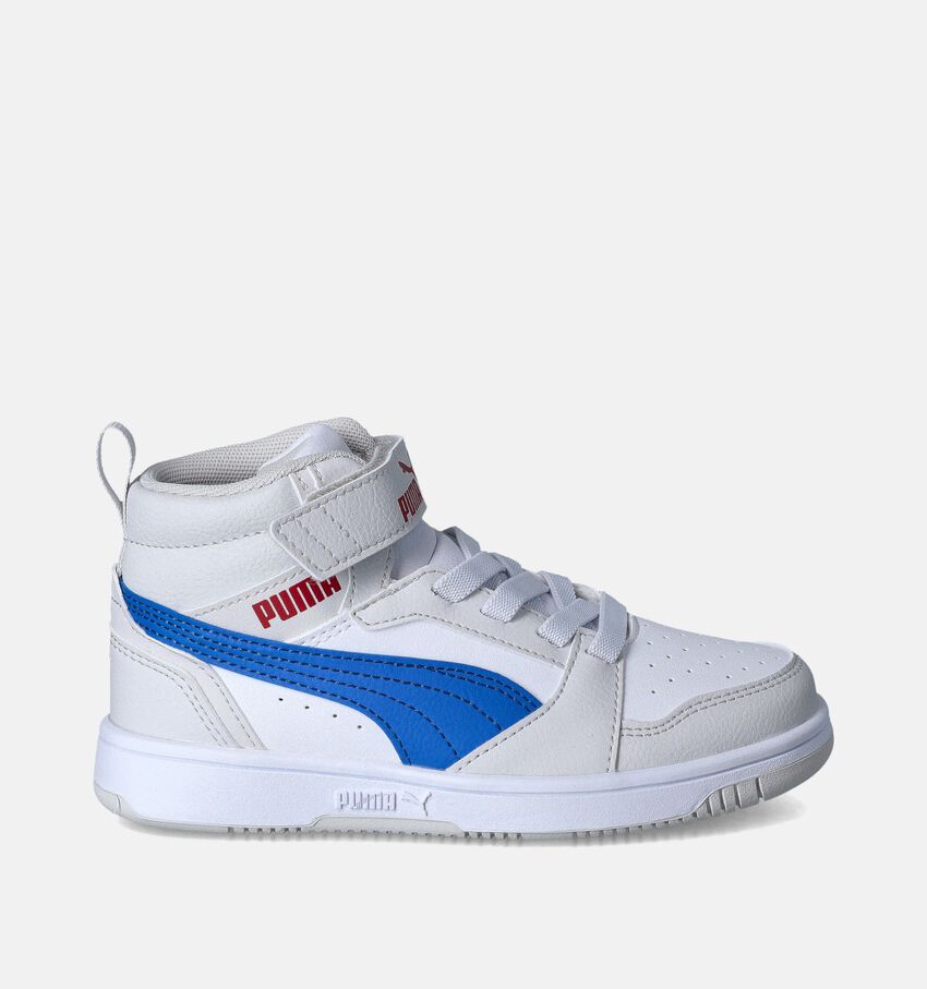 Puma Rebound v6 mid Baskets en Gris