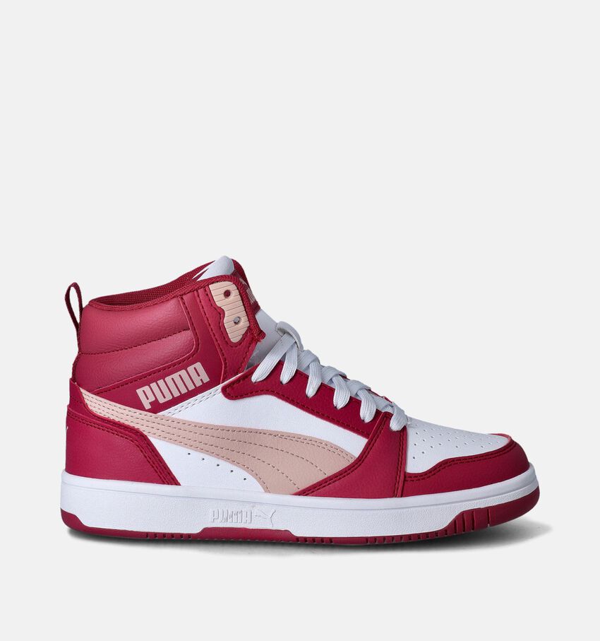 Puma Rebound v6 mid Roze Sneakers