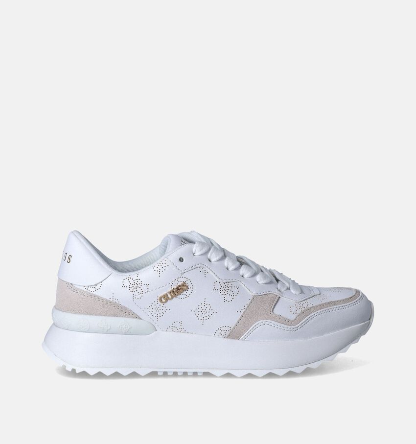 Guess Vinsa Chaussures à lacets en Blanc