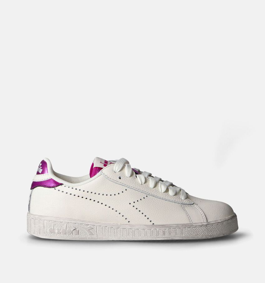 Diadora Game Low Punched Baskets en Blanc