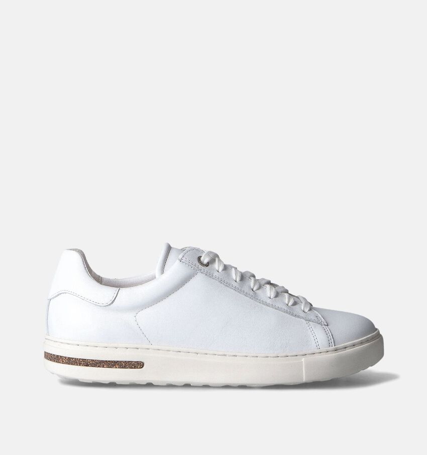 Birkenstock Bent Low Natural Leather Chaussures à lacets en Blanc