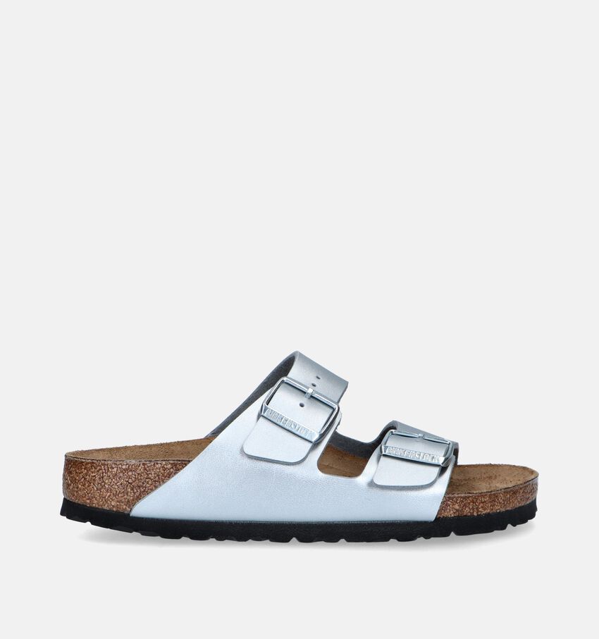 Birkenstock Arizona Zilveren Slippers