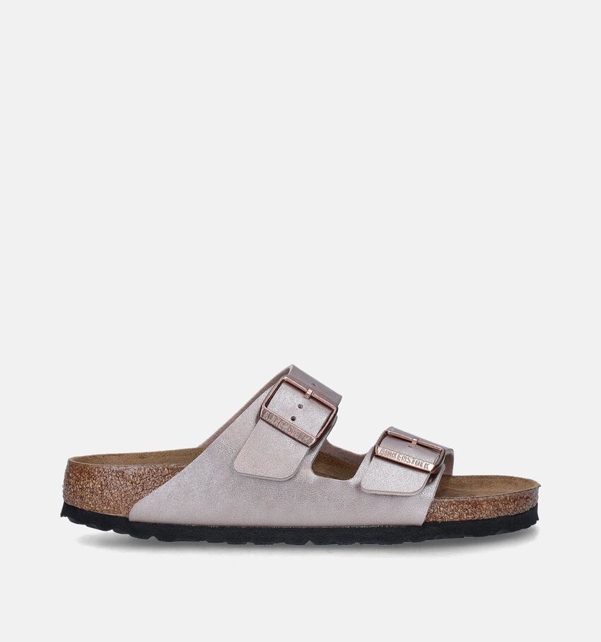 Birkenstock Arizona Gold Rose Slippers