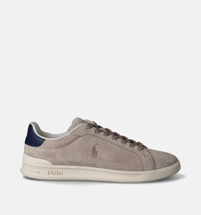 Polo Ralph Lauren HRT Court II Beige Veterschoenen