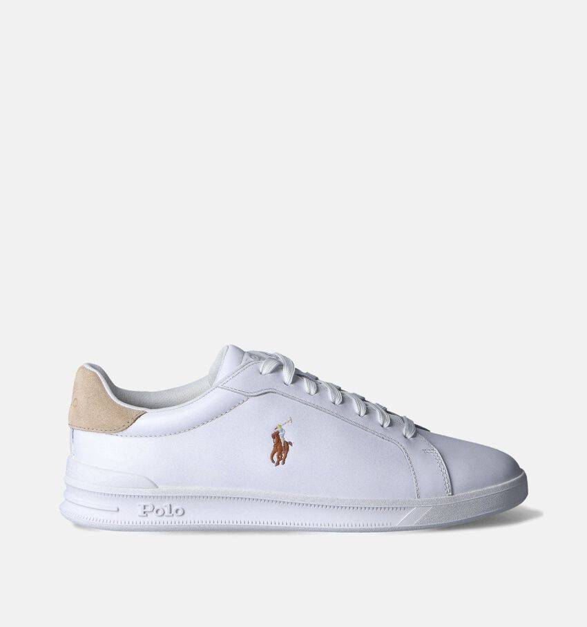 Polo Ralph Lauren HRT Court II Chaussures à lacets en Blanc
