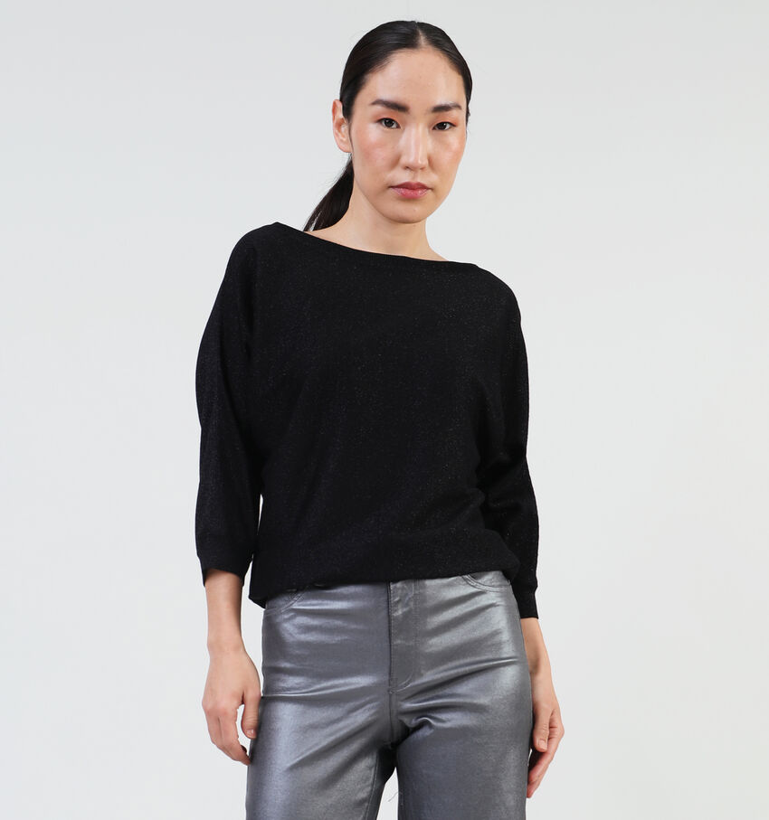 Expresso Batwing Sleeves Zwarte Trui