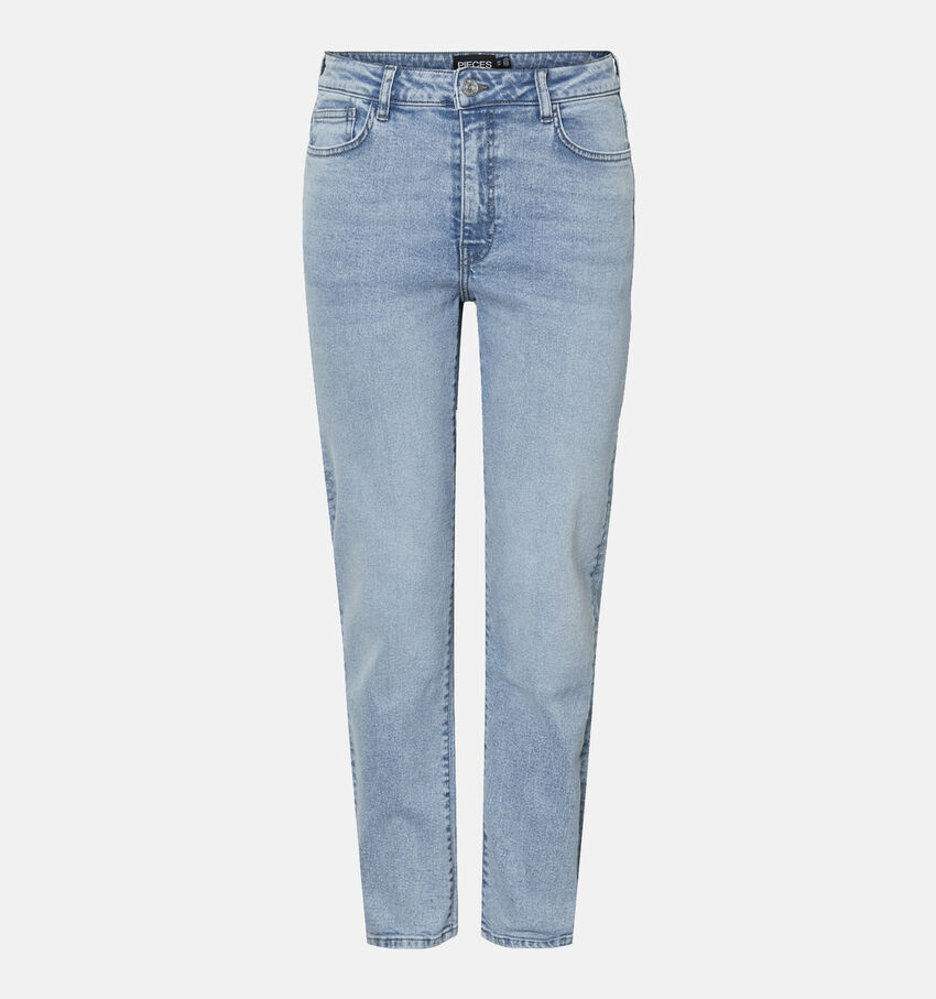 Pieces Bella Blauwe Straight leg jeans L32