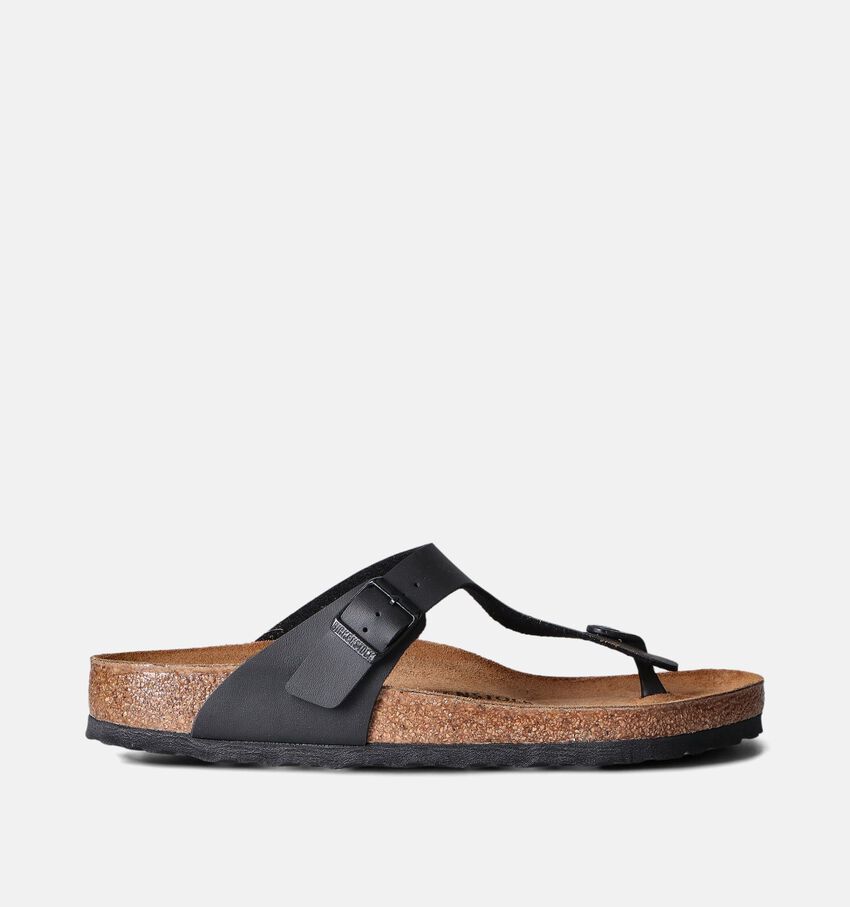 Birkenstock Gizeh Nu-pieds en Noir