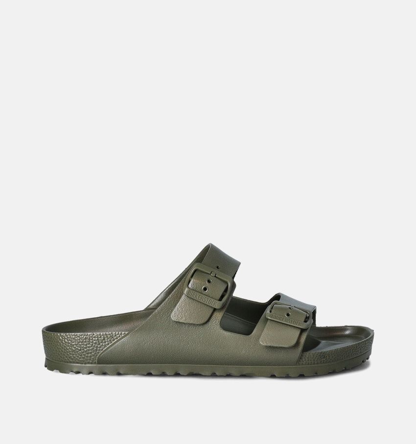 Birkenstock Arizona Essential Kaki Slippers