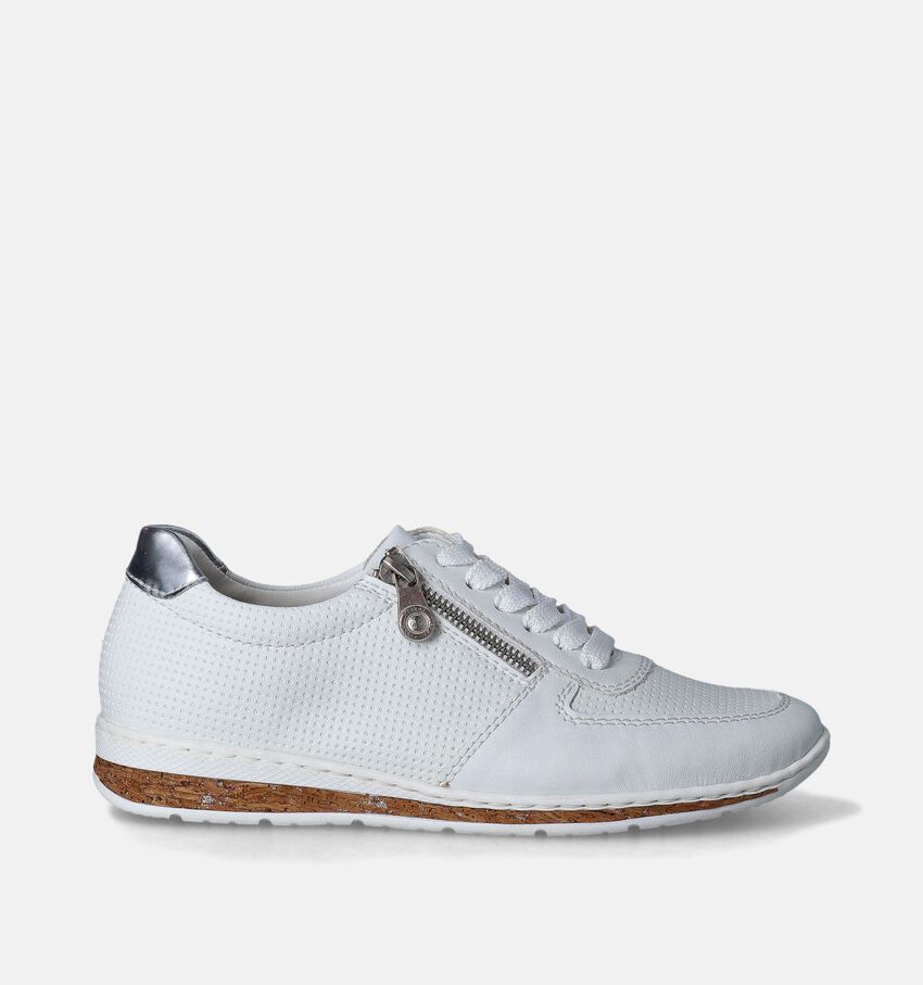 Rieker Witte Veterschoenen