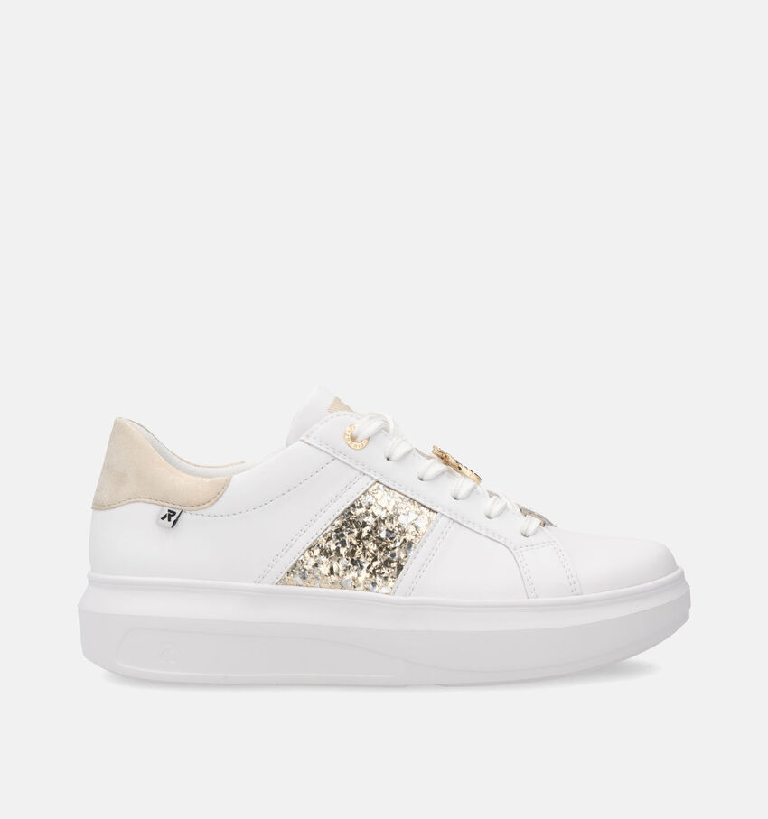 Rieker Witte Veterschoenen