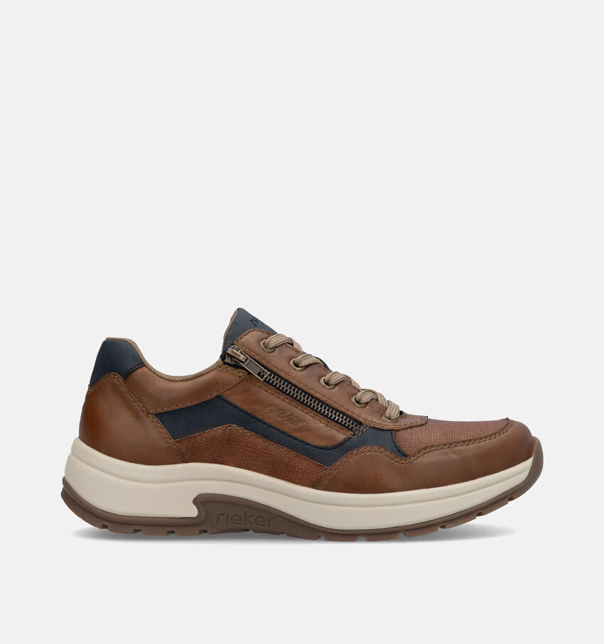 Rieker Cognac Veterschoenen