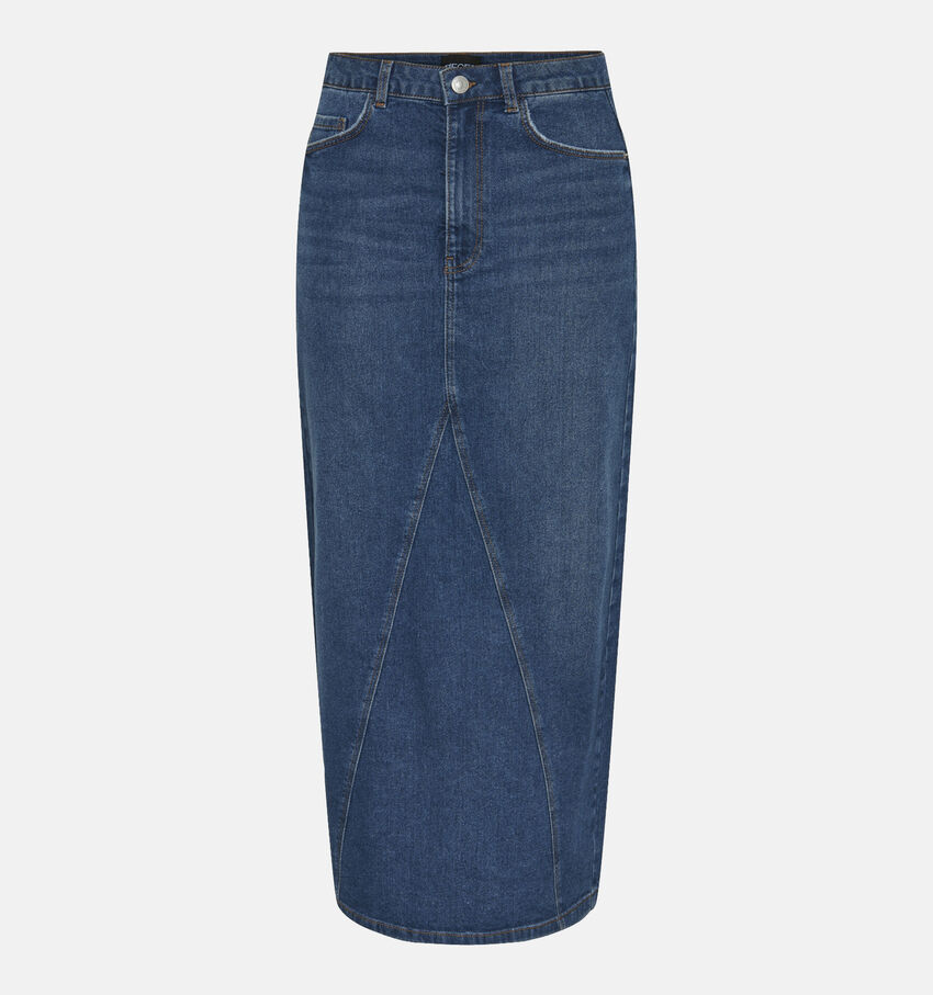 Pieces Atikka Blauwe Jeansrok