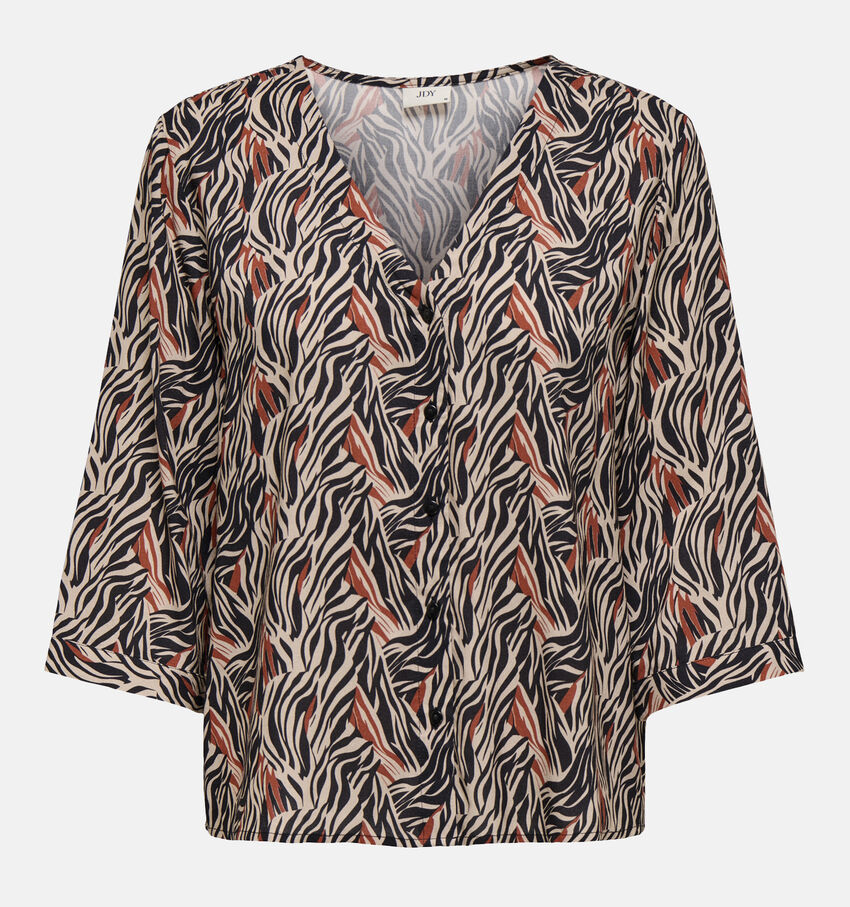 JDY Tiger Zwarte Blouse