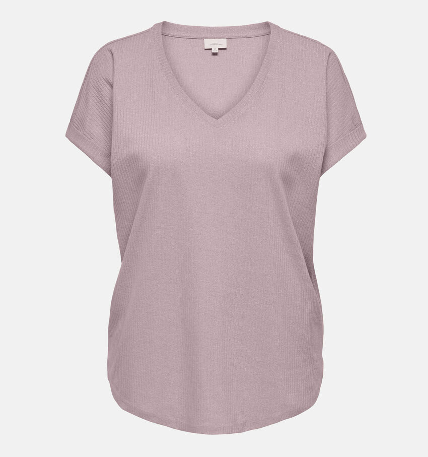 ONLY Carmakoma Asia Roze T-shirt