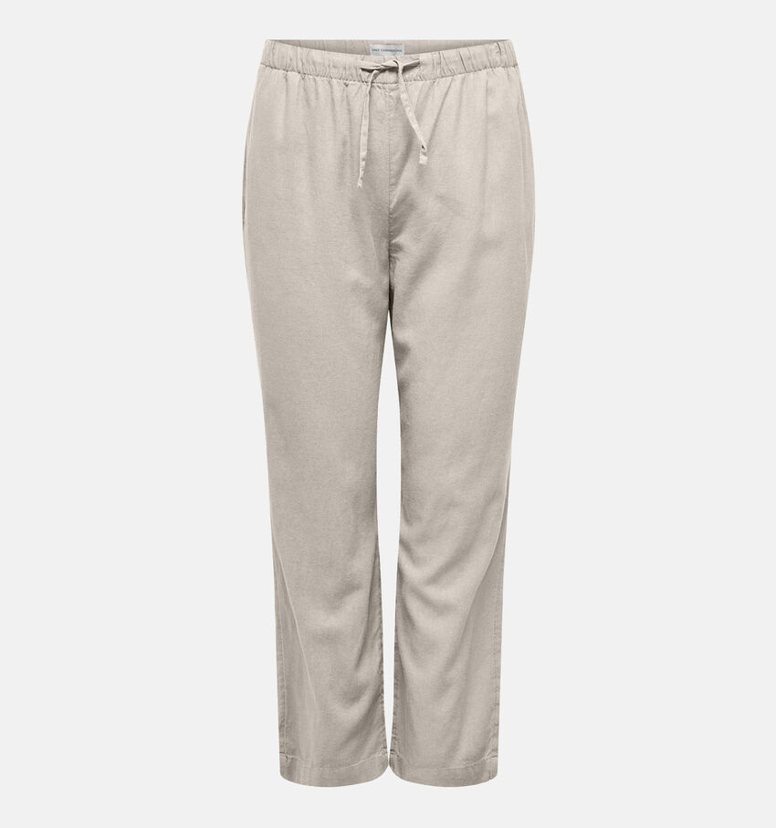 ONLY Carmakoma Caro Pantalon large en Beige L32