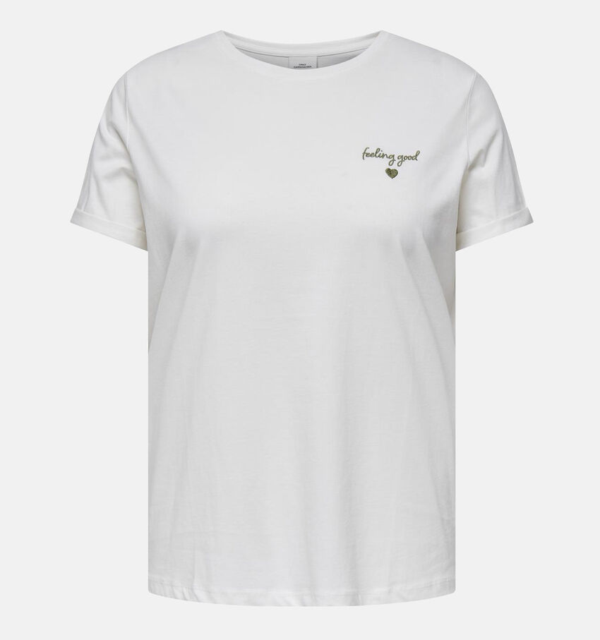 ONLY Carmakoma Lea Wit T-shirt