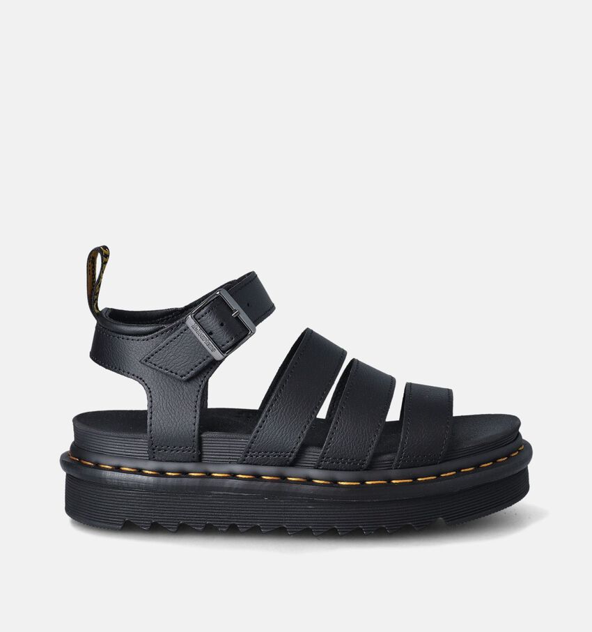 Dr. Martens Blaire Sandal Zwarte Sandalen met plateauzool