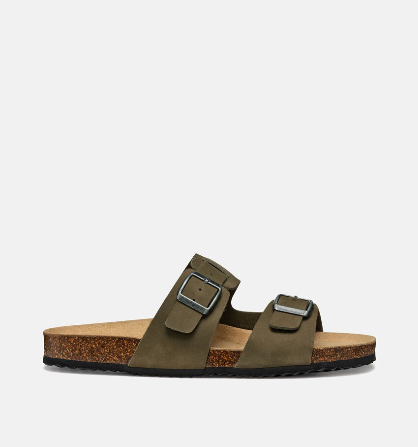 Geox Ghita Kaki Slippers