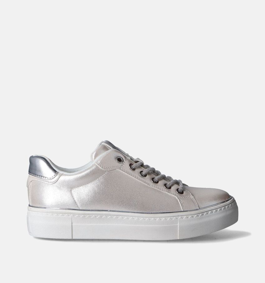 Tamaris Chaussures à lacets en Argent