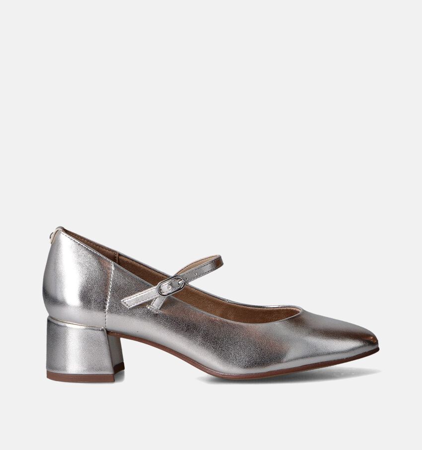 Tamaris Zilveren Pump met riempje