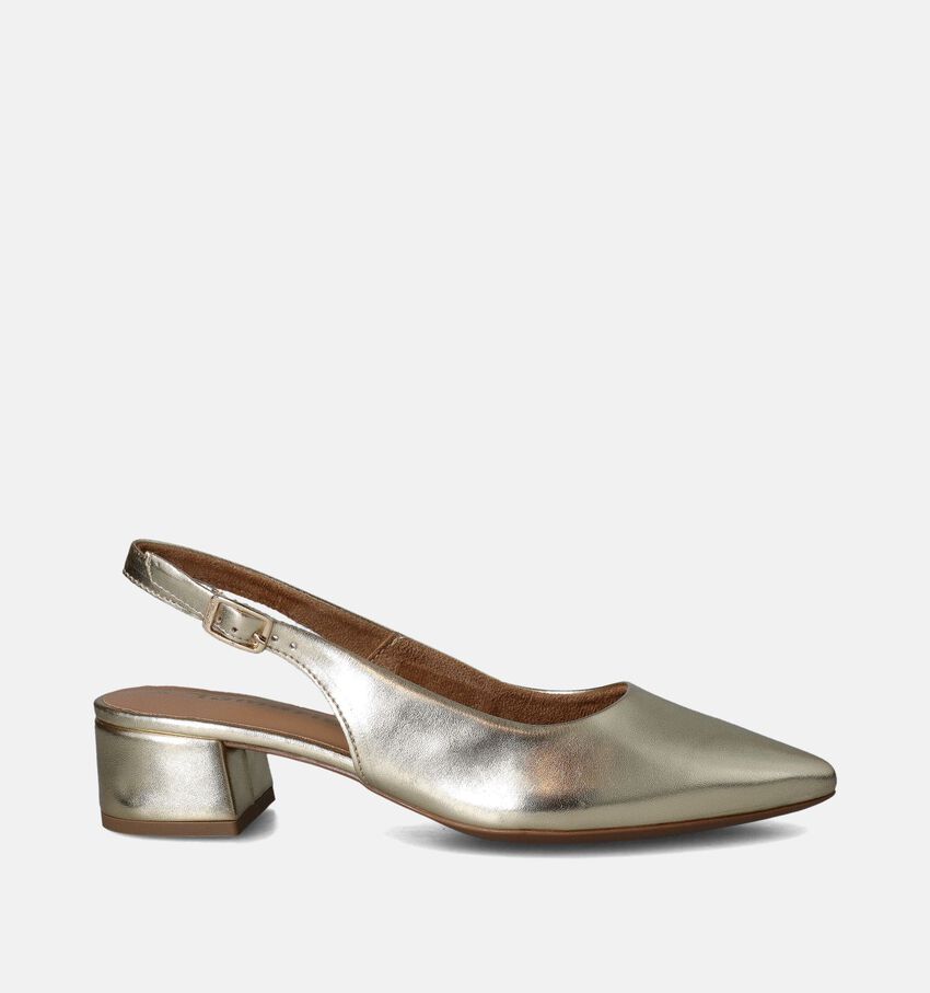 Tamaris Escarpins slingback en Or