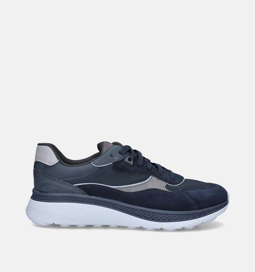 Geox Spherica Actif X1 Blauwe Veterschoenen