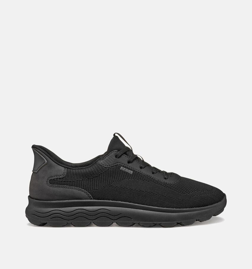 Geox Spherica Plus Zwarte Veterschoenen