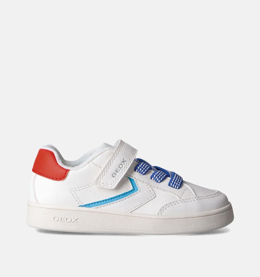 Geox Eclyper Witte Velcroschoenen