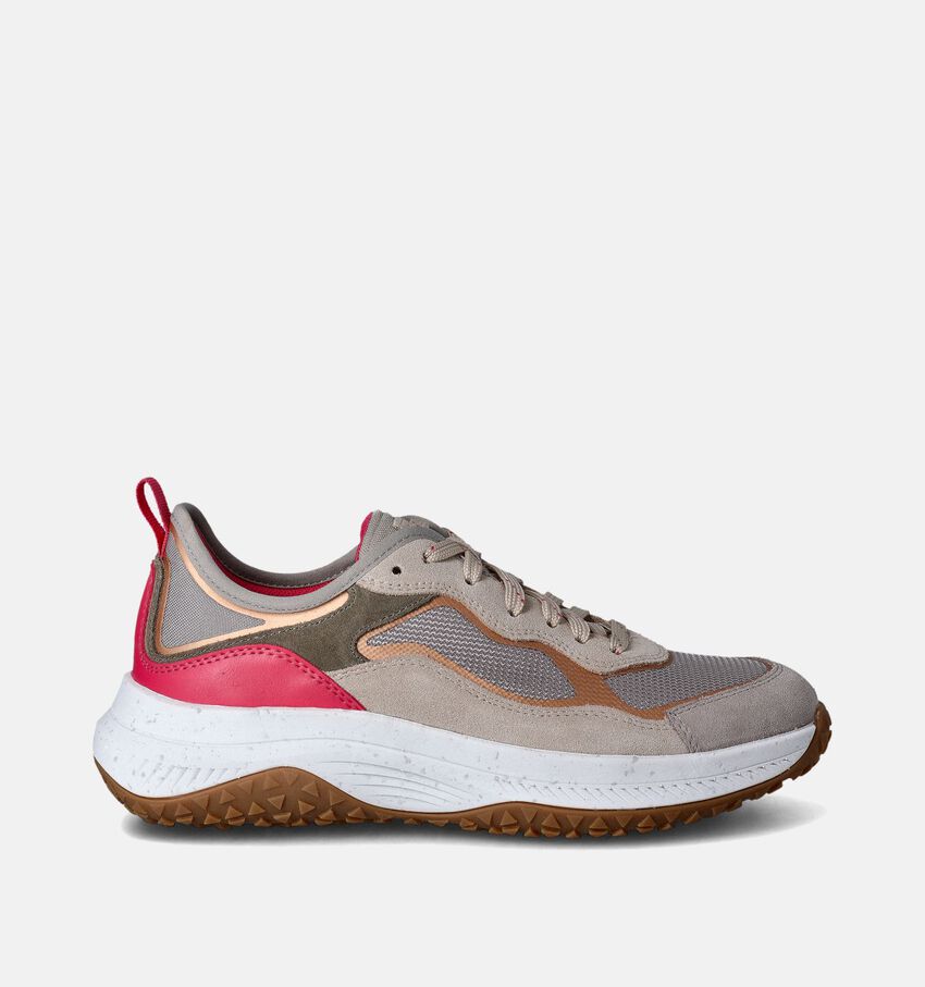 Geox Oliviera Grip Grijze Sneakers