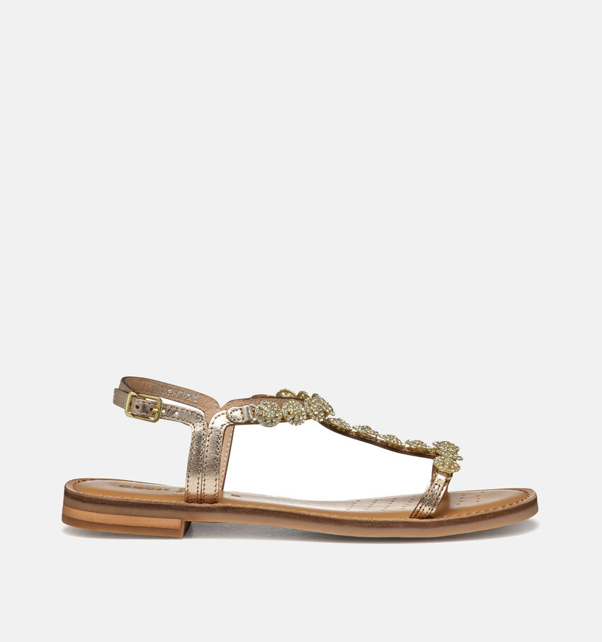 Geox Maddalusiac Gouden Sandalen