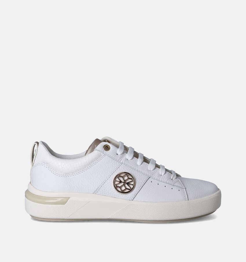 Geox Dalyla A Witte Veterschoenen
