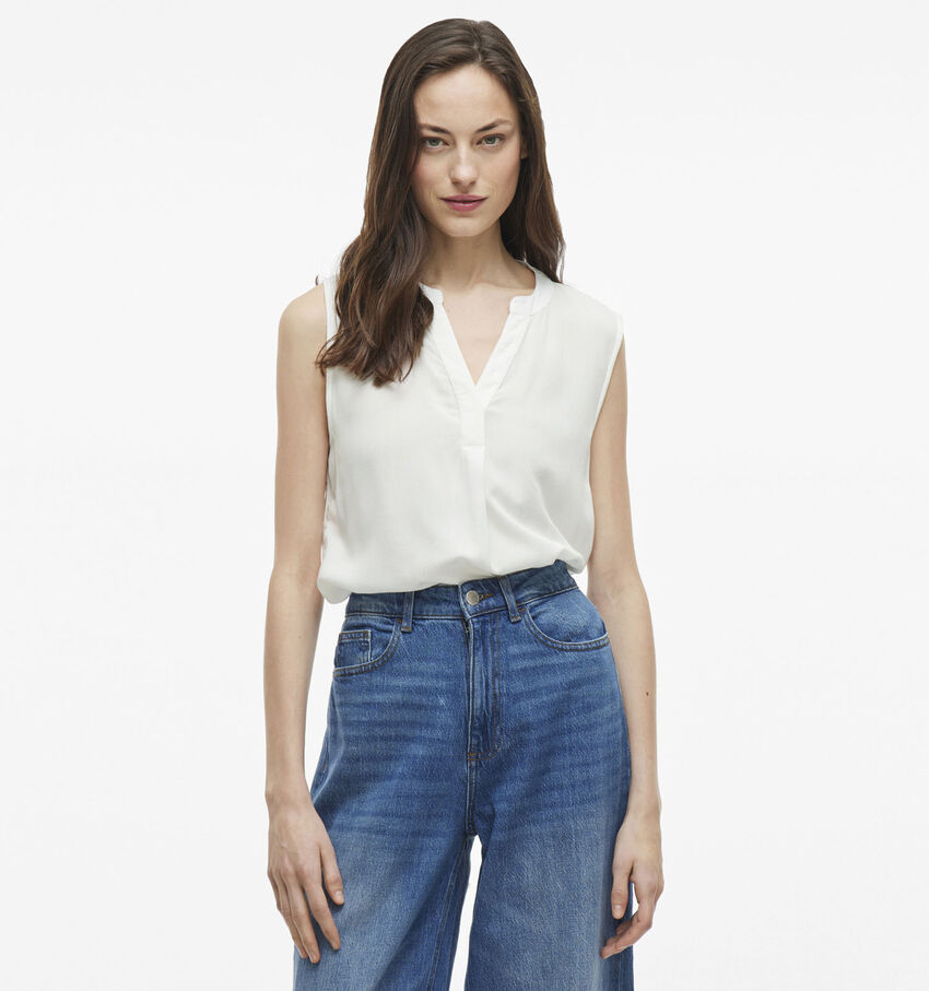 Vila Rosa Witte Blouse