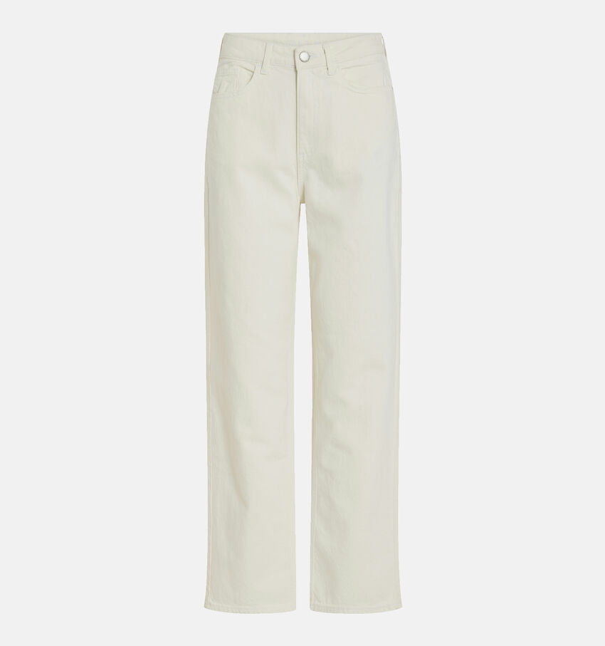 Vila Kelly Witte Straight leg jeans L32