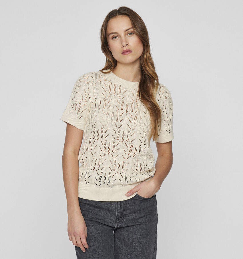 Vila Cotti Beige Knit trui