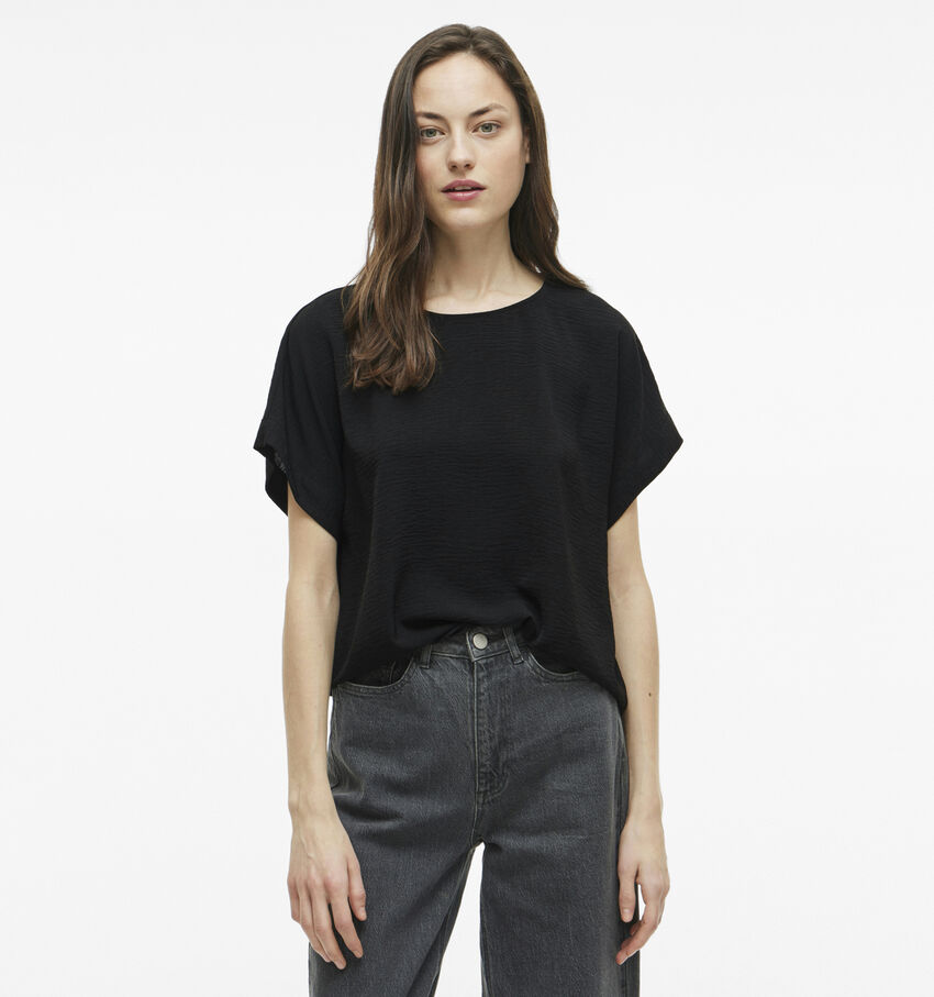 Vila Josa Zwart Basic T-shirt