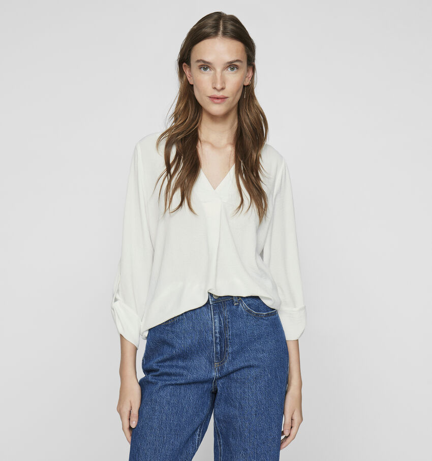 Vila Josa Witte Blouse