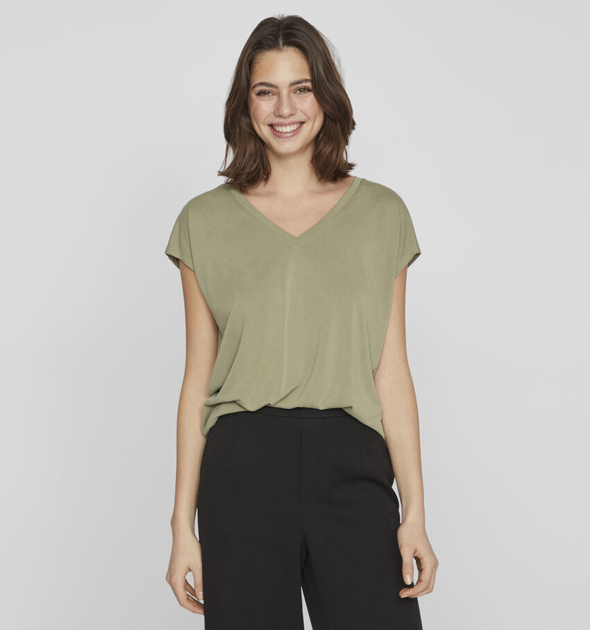 Vila Modala Kaki T-shirt