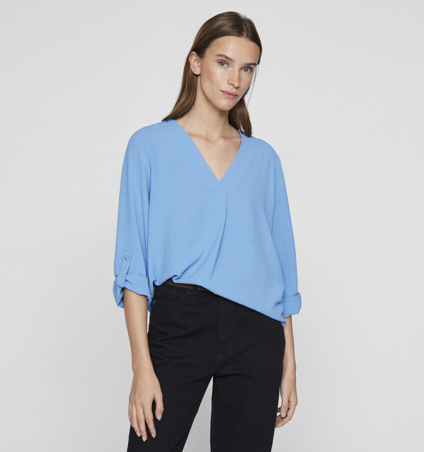 Vila Josa Blauwe Blouse