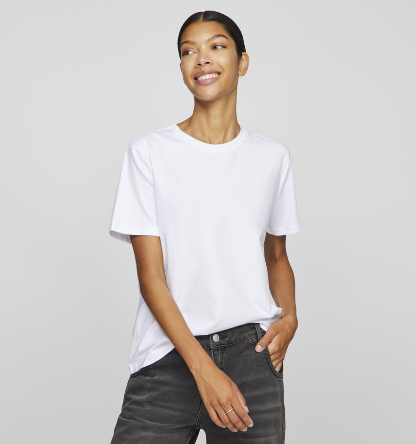 Vila Nora Witte T-shirt