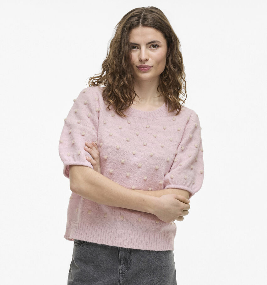 Vila Dottie Roze Knit trui