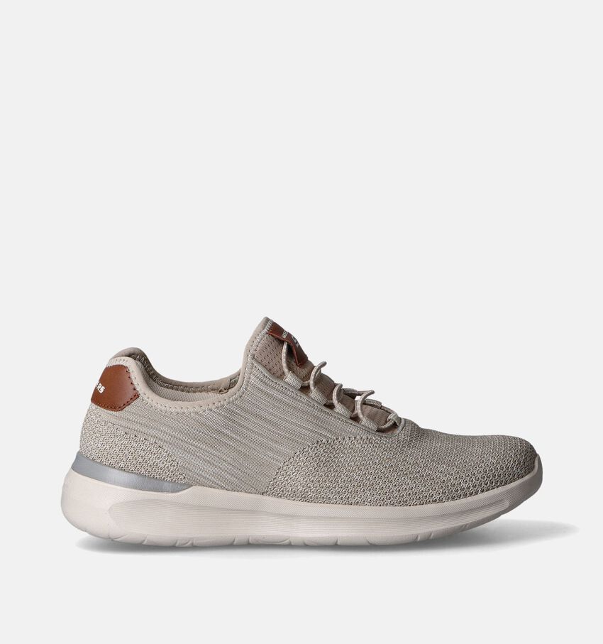 Skechers Lattimore Coringa Baskets slip-on en Taupe