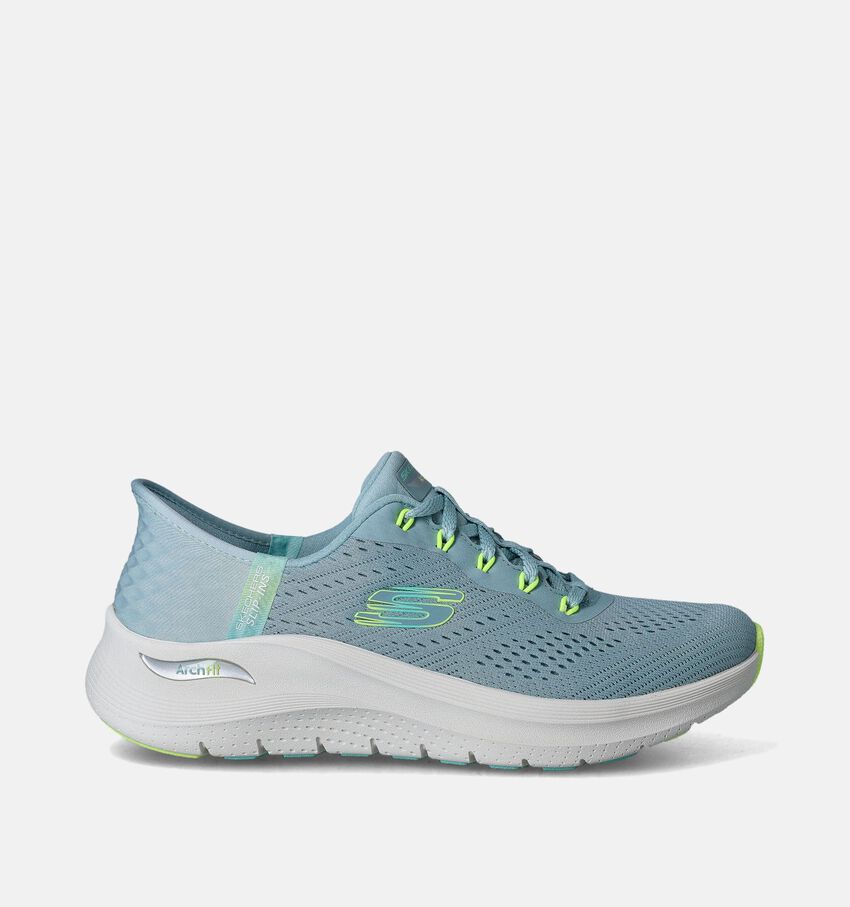 Skechers Arch Fit 2.0 Easy Chic Blauwe Slip-ins
