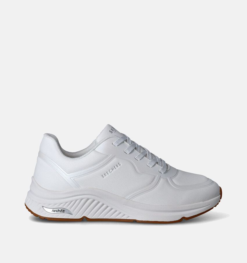 Skechers Arch Fit S-Miles Mile Makers Witte Sneakers