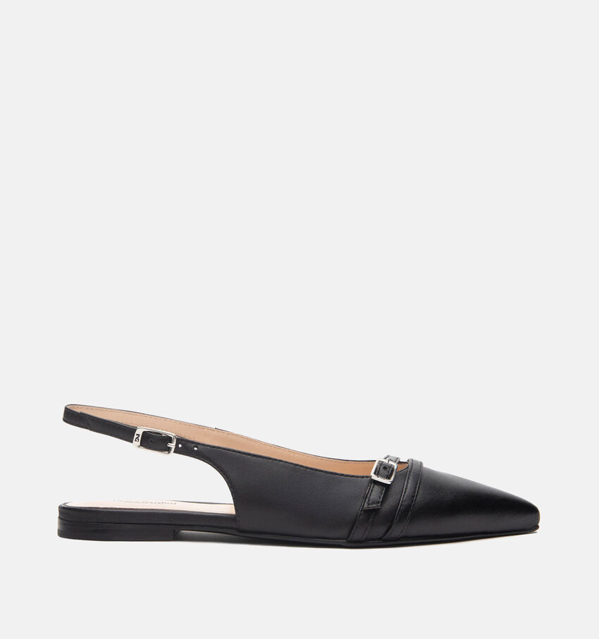 NeroGiardini Zwarte Slingback Ballerina's