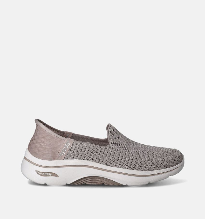 Skechers Go Walk Arch Fit Delora Slip-ins en Taupe