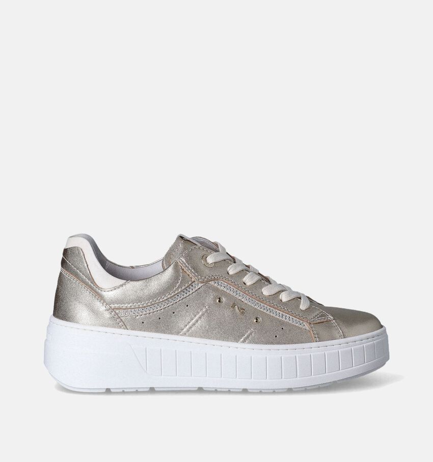 NeroGiardini Gouden Platform sneakers